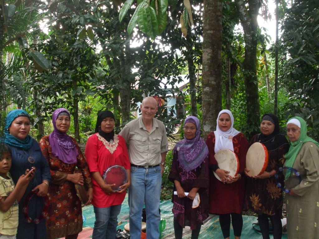 Women's group in village near Leuser National Park