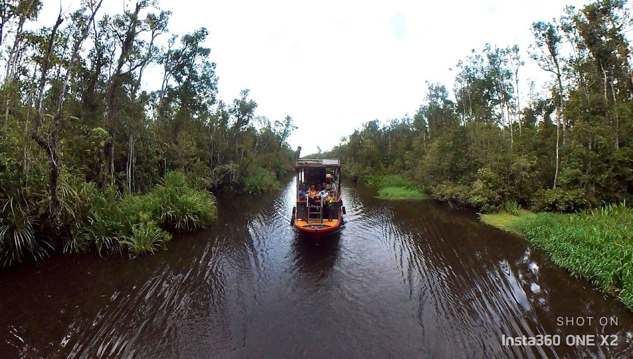 Boat on ecotour